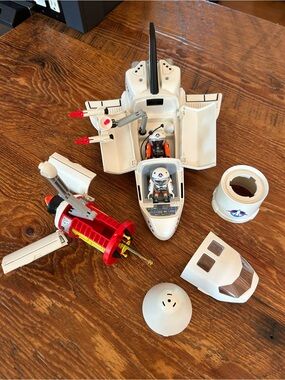 Playmobil Space Shuttle 🚀 NASA Rocket Astronauts Cargo Bay Set
